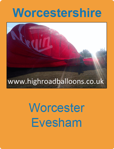 balloon flights in 				worcestershire