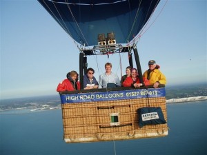 high road balloons cross channel flight