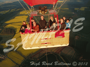 Stratford upon Avon in flight photo