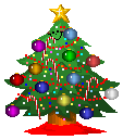Twinkling Christmas tree