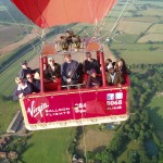 in flight balloon photo