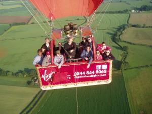 balloon in flight photo