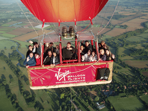 in-flight photos from high road balloons